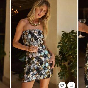 NWT 12th Tribe Madeline Sequin Mini Dress